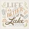 Lake Life I Green by Wellington Studio 12" x 12" Canvas Wall Art